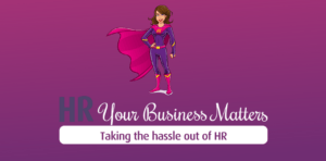Cartoon Superwoman over text: Your Business Matters