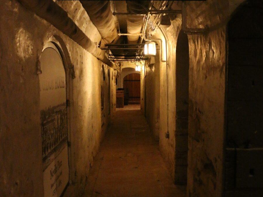 Priestgate vaults by Peterborough Museum