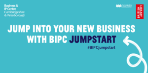 Text Banner: Jump into your new business with BIPC Jumpstart