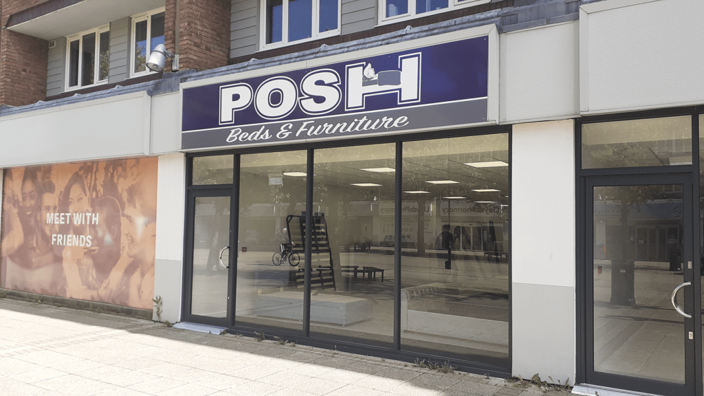 shop front in Ortongate Centre, Peterborough