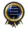 Prize Ribbon - 2023 Award for Electricians in Huntingdonshire